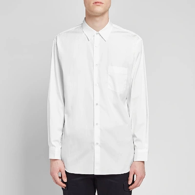 Shop Comme Des Garçons Shirt Comme Des Garcons Shirt Forever Classic Poplin Shirt In White