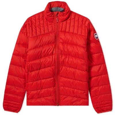 Shop Canada Goose Brookvale Jacket In Red