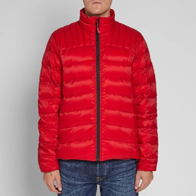 Shop Canada Goose Brookvale Jacket In Red