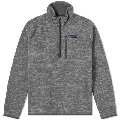 Shop Patagonia Better Sweater 1/4 Zip Jacket In Grey