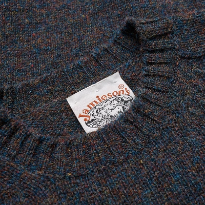 Shop Jamiesons Of Shetland Jamieson's Of Shetland Crew Knit In Black