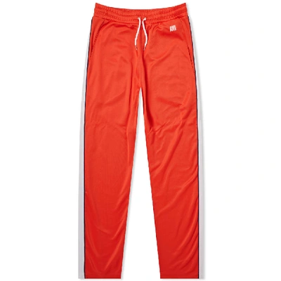 Shop Ami Alexandre Mattiussi Ami Taped Track Pant In Red