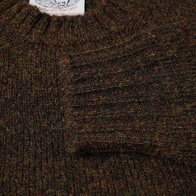 Shop Jamiesons Of Shetland Jamieson's Of Shetland Crew Knit In Brown