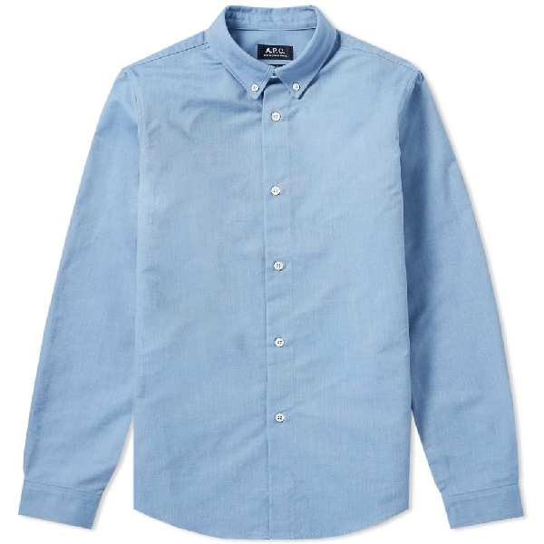 blue button down oxford shirts