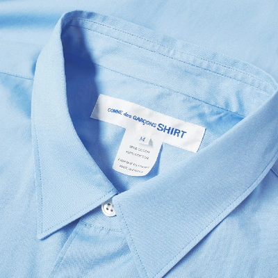 Shop Comme Des Garçons Shirt Comme Des Garcons Shirt Forever Classic Poplin Shirt In Blue