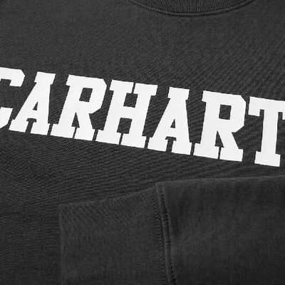 Shop Carhartt Wip College Sweat In Black