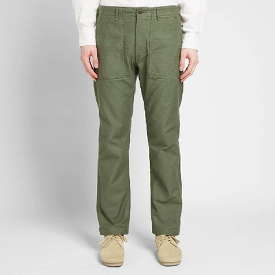Shop Orslow Slim Fit Us Army Fatigue Pant In Green