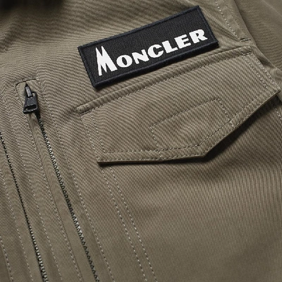 Shop Moncler Genius - 7 Moncler Fragment Hiroshi Fujiwara - Davis Jacket In Green