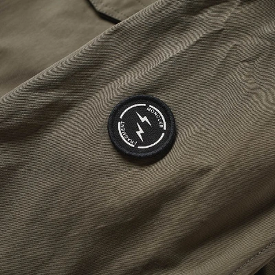 Shop Moncler Genius - 7 Moncler Fragment Hiroshi Fujiwara - Davis Jacket In Green