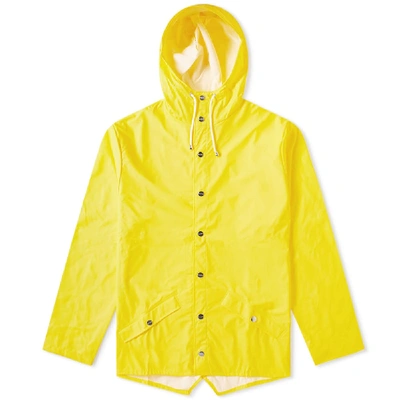 Shop Rains Classic Jacket In Yellow