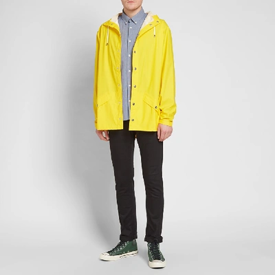 Shop Rains Classic Jacket In Yellow