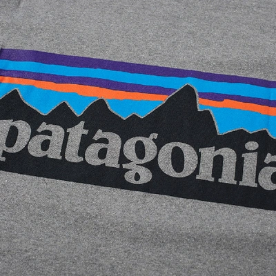 Shop Patagonia P-6 Logo Responsibili-tee In Grey