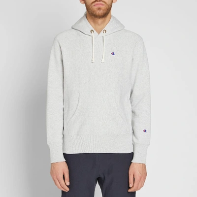 Shop Champion Reverse Weave Classic Hoody In Grey