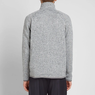 Shop Patagonia Better Sweater 1/4 Zip Jacket In Grey