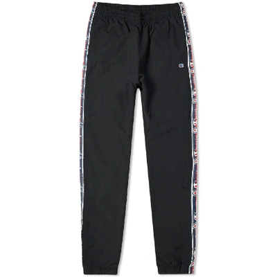 Shop Champion Reverse Weave Vintage Taped Track Pant In Black