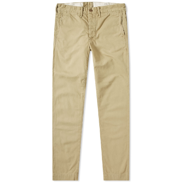 Rrl Slim Chino In Brown | ModeSens