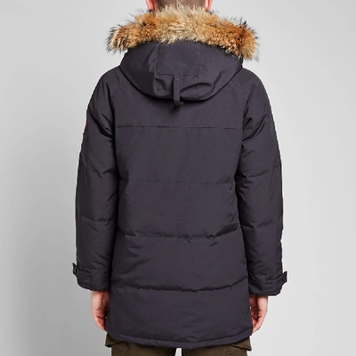 Shop Canada Goose Emory Parka In Blue