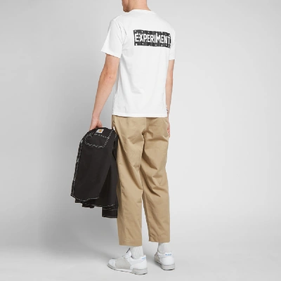 Shop Uniform Experiment Star Box Logo Tee In White