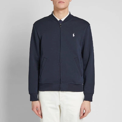 Shop Polo Ralph Lauren Tech Bomber Jacket In Blue