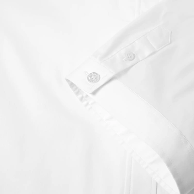 Shop Alexander Mcqueen Short Sleeve Cuffed Shirt In White