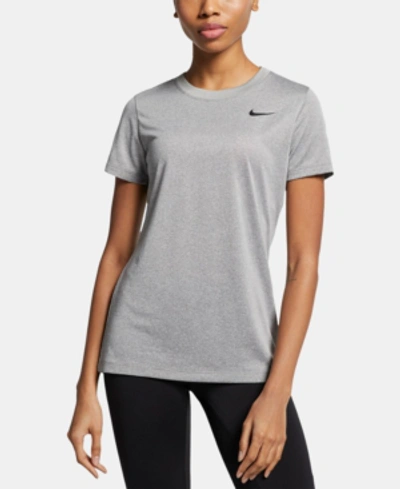 Shop Nike Women's Dry Legend T-shirt In Teal Tint Heather