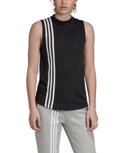 Shop Adidas Originals Adidas Must Have 3-stripes Tank Top In Black/white