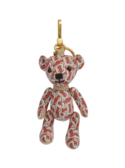 Shop Burberry Keyring In Multicolor