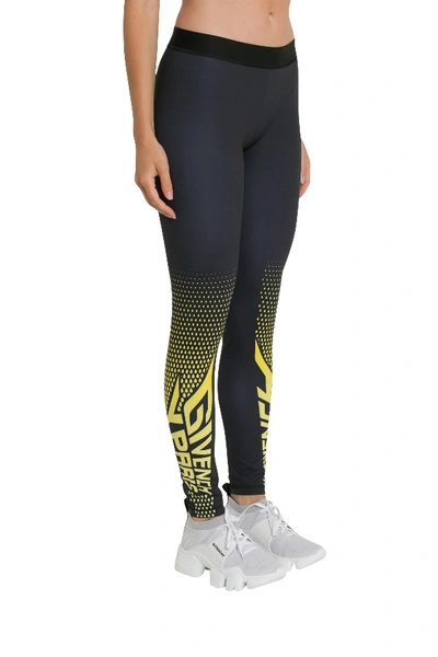 Shop Givenchy Logo-print Stretch-jersey Leggings In Nero