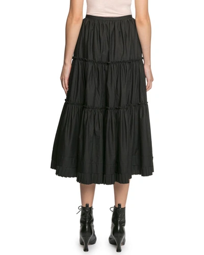 Shop Marc Jacobs The Prairie Tiered Ruffle Skirt In Black