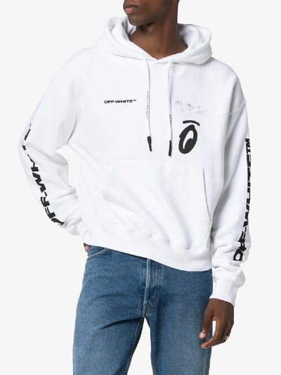 Off white hot sale split hoodie