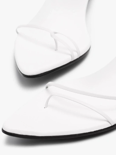 Reike Nen Odd Pair 60mm Wrap Sandals In White