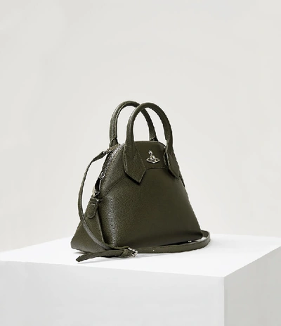Shop Vivienne Westwood Windsor Small Handbag Green