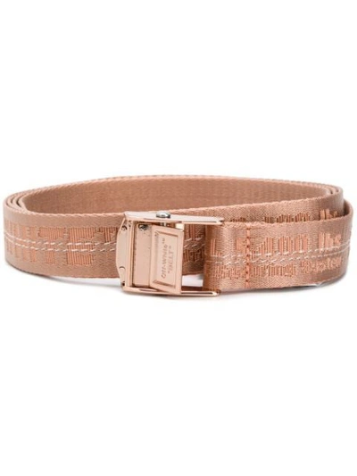 Shop Off-white Mini Industrial Belt Nude