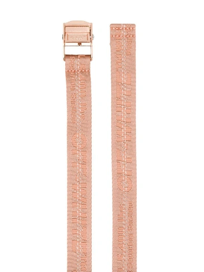 Shop Off-white Mini Industrial Belt Nude