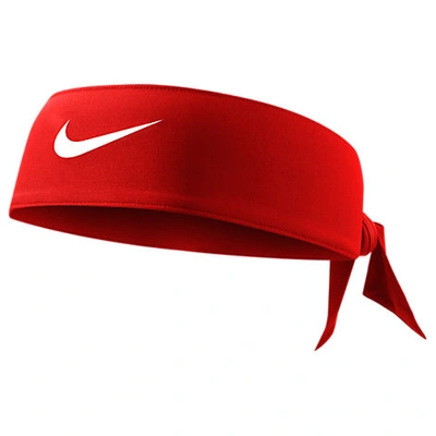 Shop Nike Dri-fit Training Head Tie In Gym Red/white