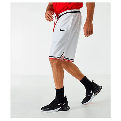 Shop Nike Men's Dri-fit Dna Basketball Shorts In White
