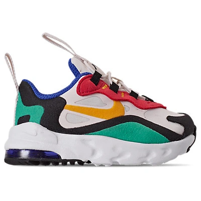Shop Nike Boys' Toddler Air Max 270 React Casual Shoes In White
