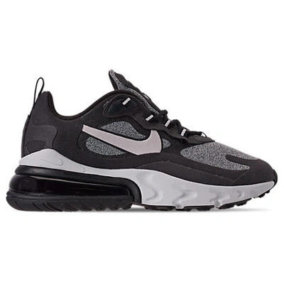 Shop Nike Women's Air Max 270 React Casual Shoes In Black Size 6.5