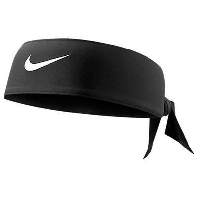 Shop Nike Dri-fit Training Head Tie In Black/white