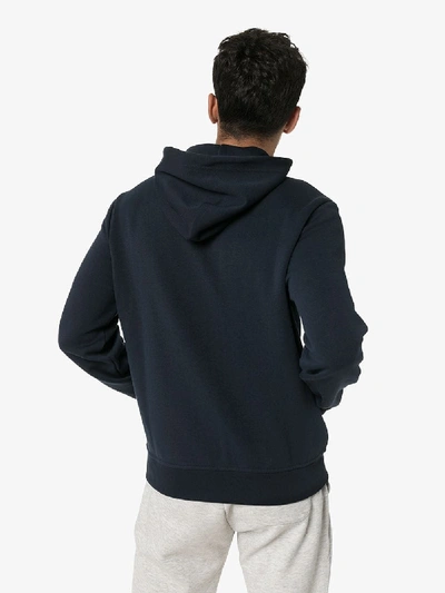 Shop Polo Ralph Lauren Polo Pony Hoodie In Blue