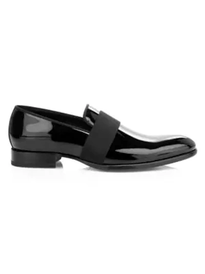 Shop To Boot New York Perry Patent Leather Loafers In Black