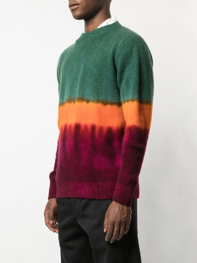 Shop The Elder Statesman Tie-dye Cashmere Crewneck Jumper