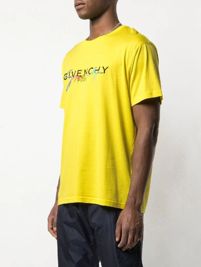 Shop Givenchy Multicolored Logo T-shirt