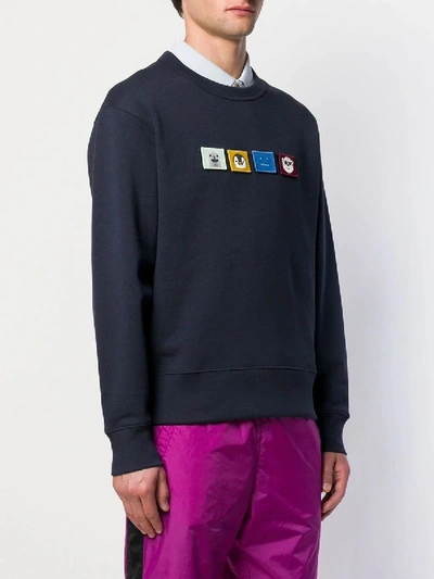 Shop Acne Studios Faircro Animal Face Sweatshirt