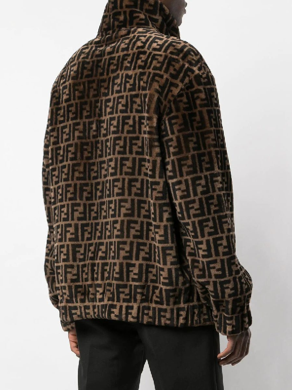 fendi men's leather jacket