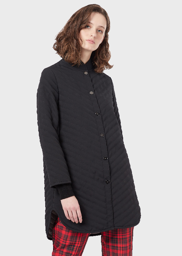 emporio armani caban coat