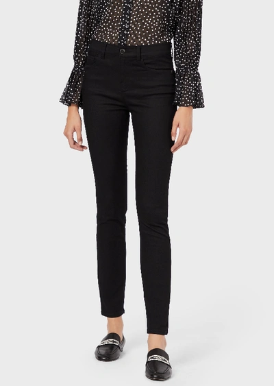 Shop Emporio Armani Skinny Jeans - Item 42757002 In Black