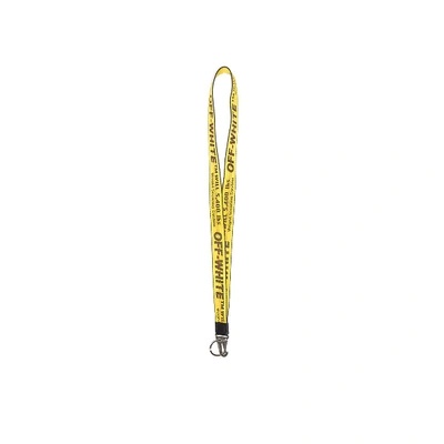 Shop Off-white Industrial Neck Keychain In Yellow