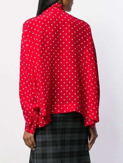 Shop Balenciaga Polka Dot Vareuse