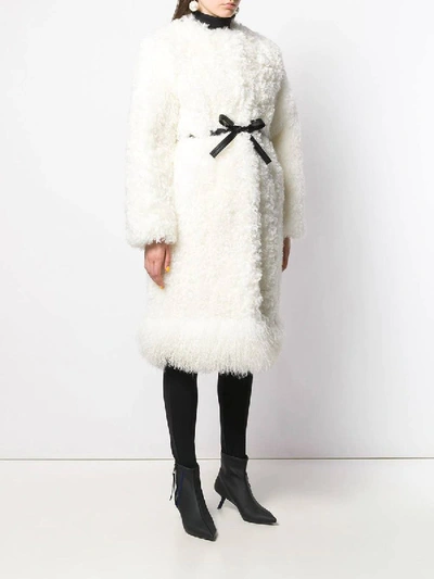 Shop Givenchy White Oversized Coat